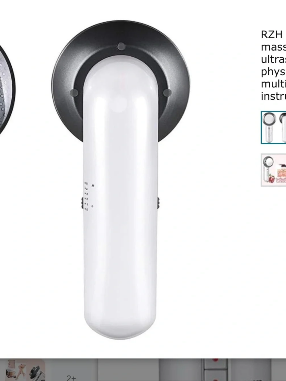 Ultrasonic three-in-one massage beauty device ultrasound/infrared physiotherapy